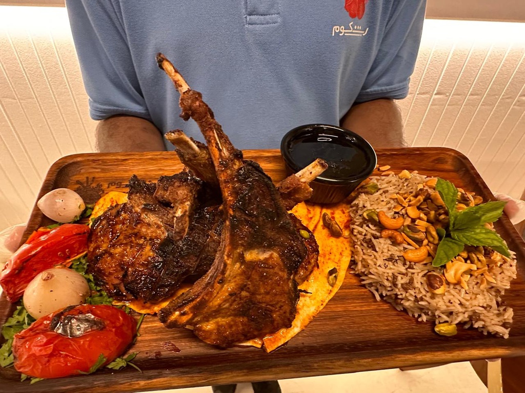 lamb chops With rice for 10 people