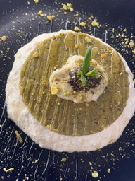 Aleppo pistachio rubs With cream