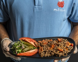 Meat shawarma plate