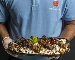 Meat kebab fattah
